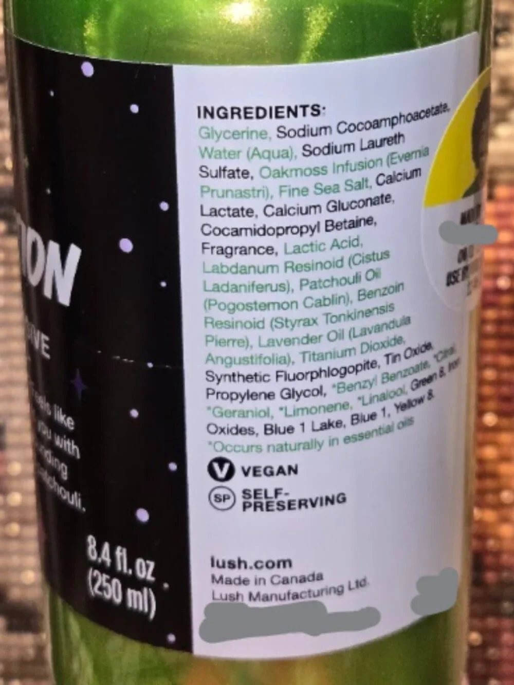 Incantation body wash